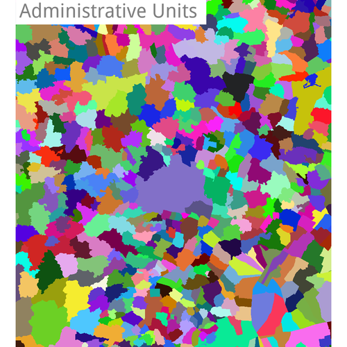 Fragment of a local administrative units input map